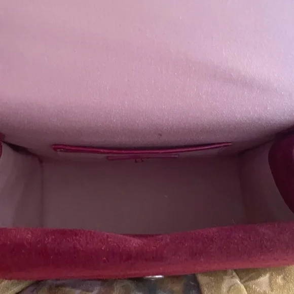 Elizabeth And James Eloise Field Bag Plum Tassle Leather Suede - Picture 6 of 16